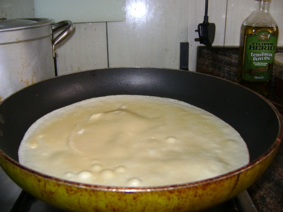 Pancake with top set